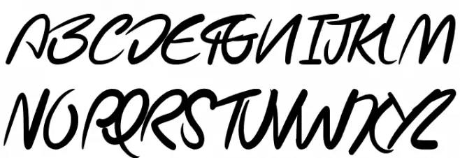 Chicken Fajitas Schriftart Groß