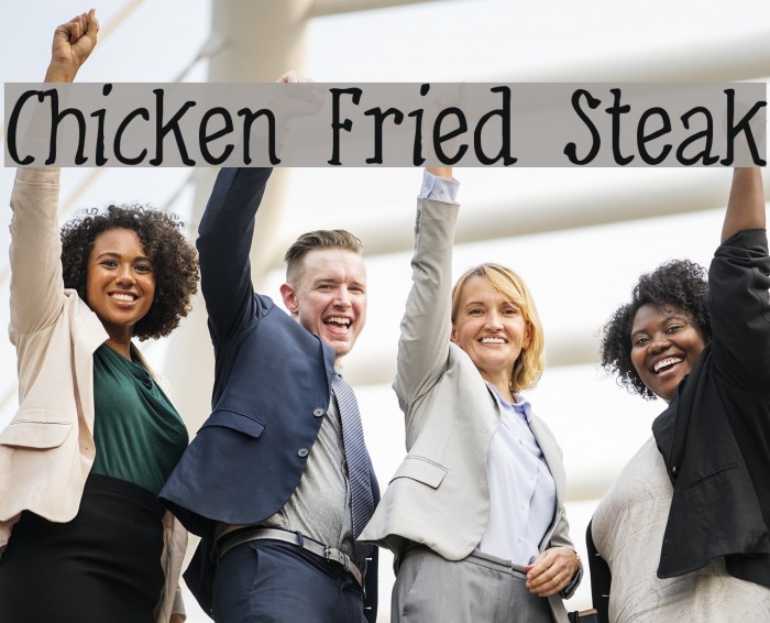 Chicken Fried Steak Font examples