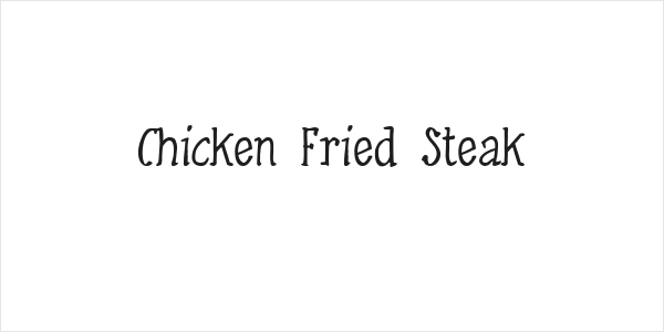 Chicken Fried Steak Logo
