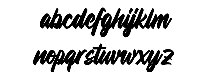 Chicken Hunter Font LOWERCASE