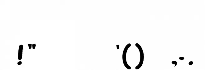 Chicken Hut Font OTHER CHARS