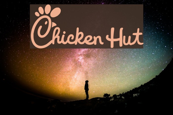 Chicken Hut Font examples