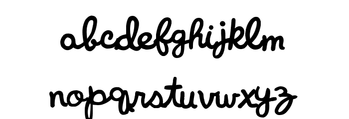 Chicken Hut Font LOWERCASE