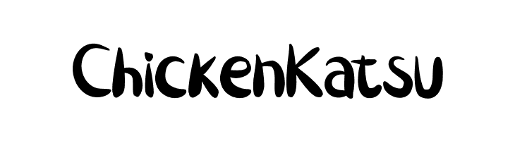 Chicken Katsu  Frei Schriftart Herunterladen