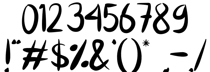 Chicken Katsu Font OTHER CHARS