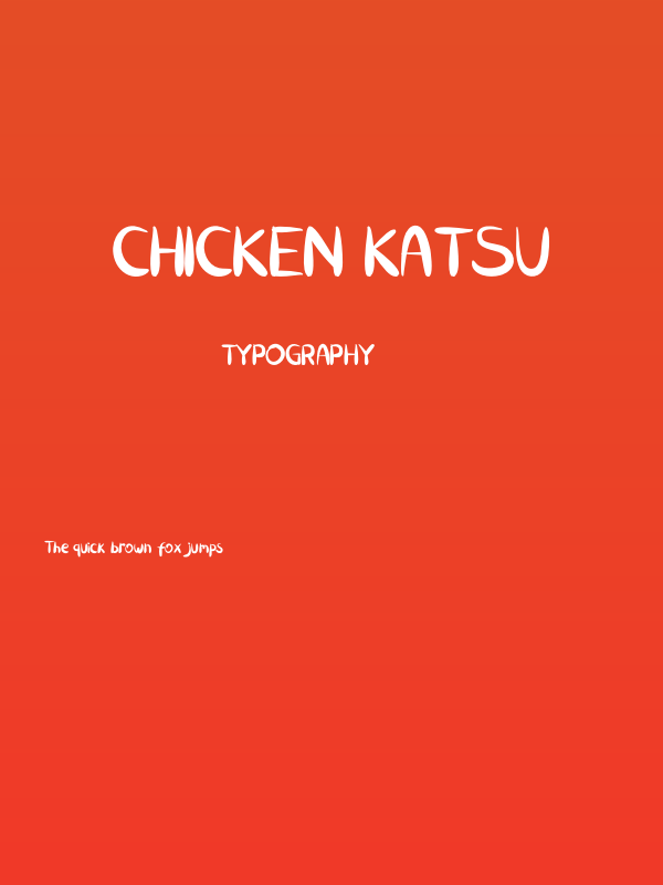 Chicken Katsu Poster