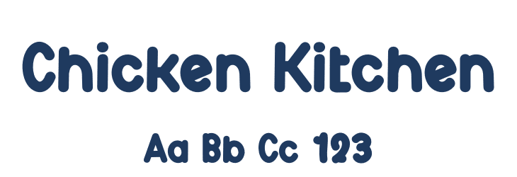 Chicken Kitchen Font Preview