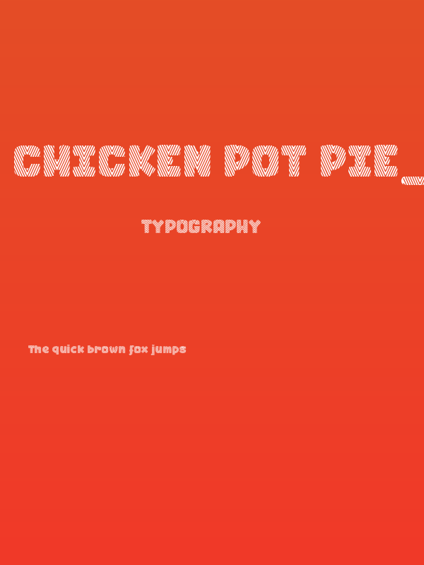 Chicken Pot Pie_PersonalUseOnly Poster