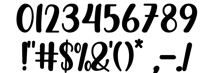 Chicken Quiche Font OTHER CHARS