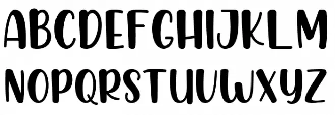 Chicken Quiche Schriftart Groß