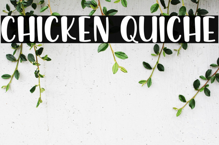 Chicken Quiche Example 2