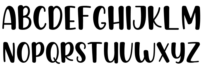 Chicken Quiche Font LOWERCASE