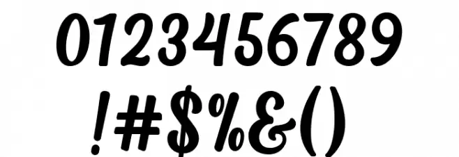 Chicken Sandwich Font OTHER CHARS