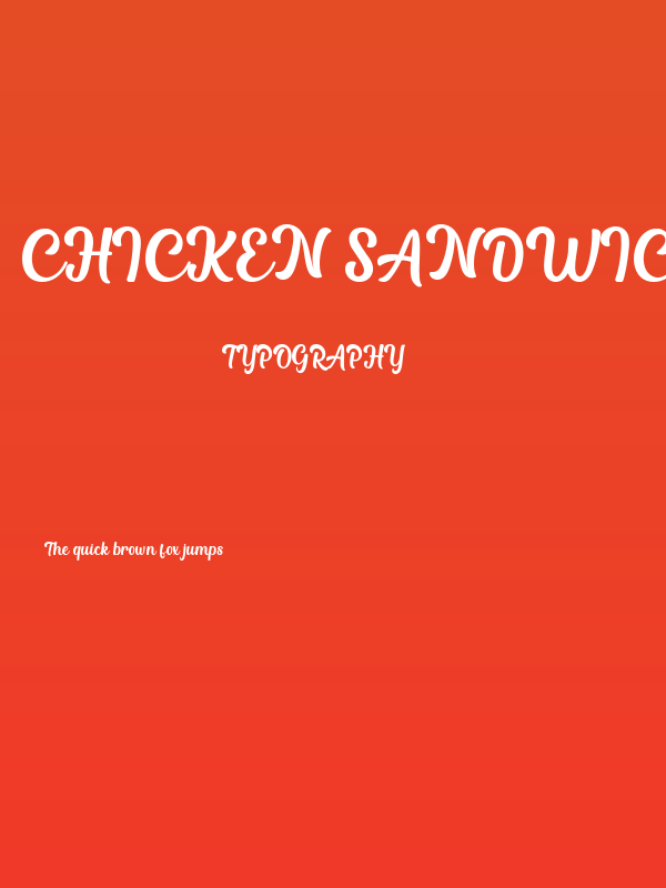 Chicken Sandwich Poster