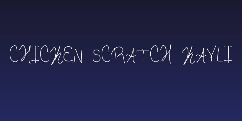 Chicken Scratch Kayli Social Header
