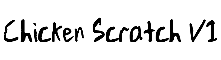 Chicken Scratch V1  नि: शुल्क फ़ॉन्ट्स डाउनलोड