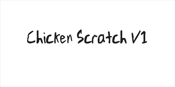 Chicken Scratch V1 Logo
