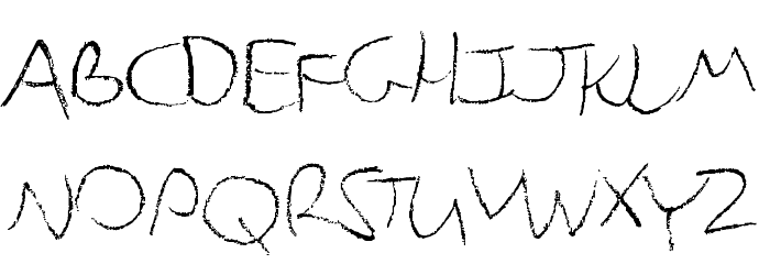 Chicken Scratch [ZoidXsa] Fuentes MAYÚSCULAS
