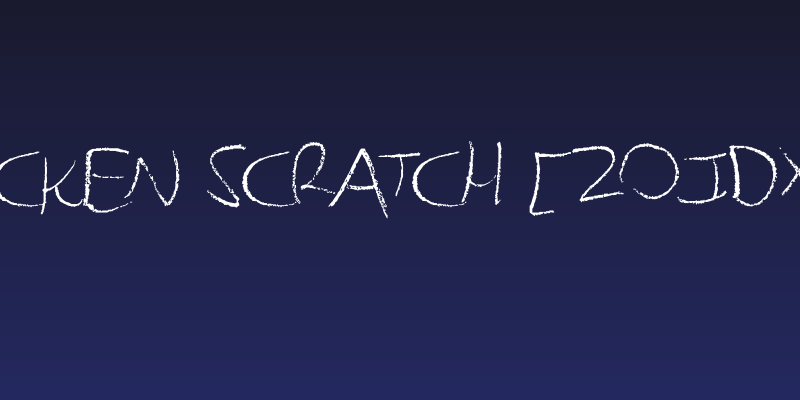 Chicken Scratch [ZoidXsa] Social Header