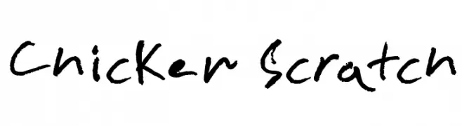 Chicken Scratch  font caratteri gratis