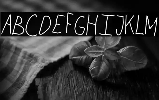 Chicken Scratch Font examples