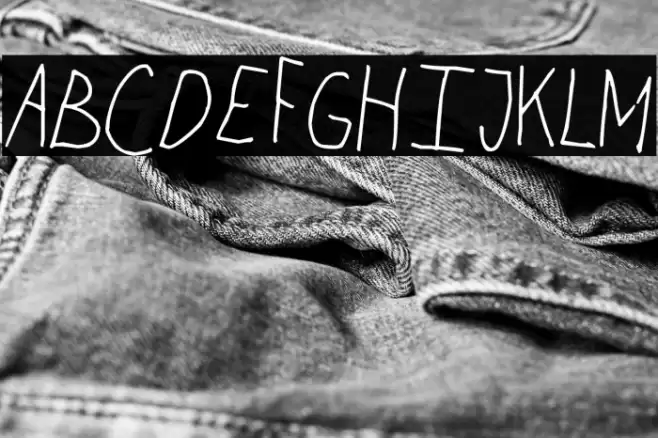 Chicken Scratch Font examples