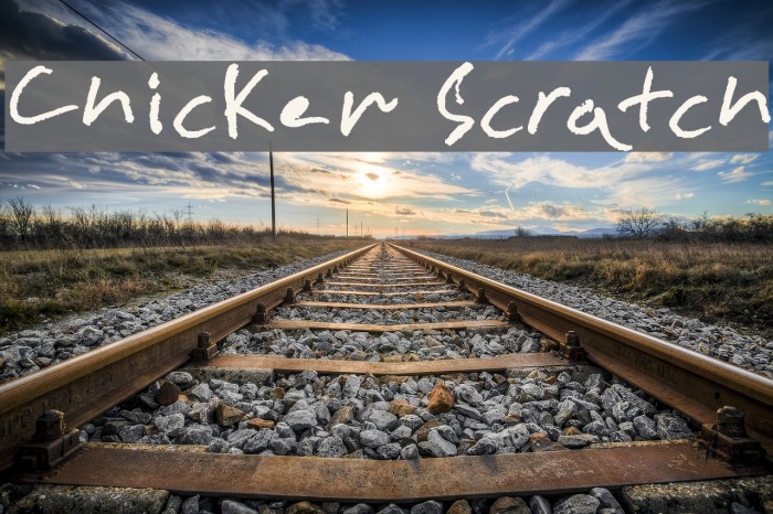 Chicken Scratch Font examples