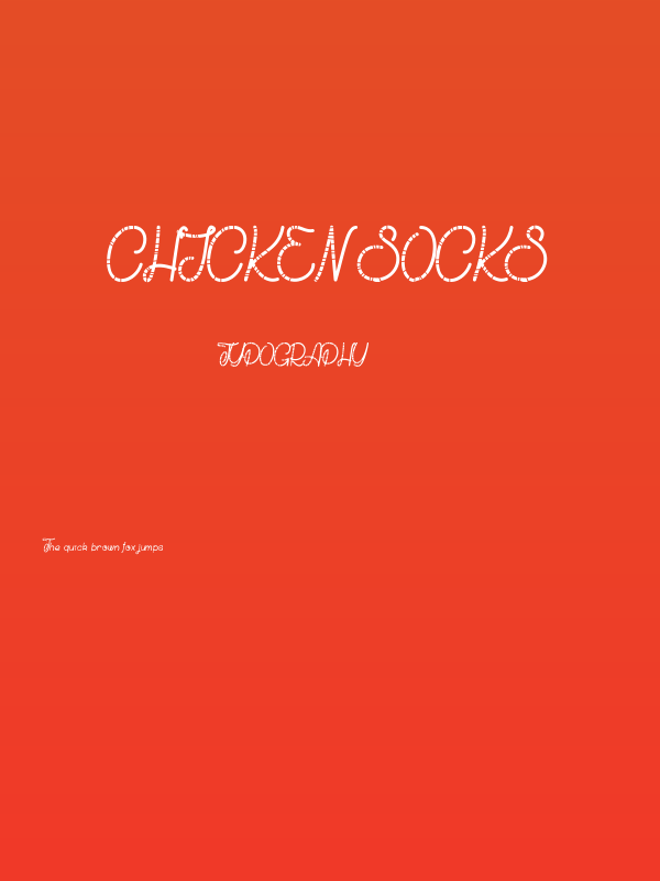 Chicken Socks Poster