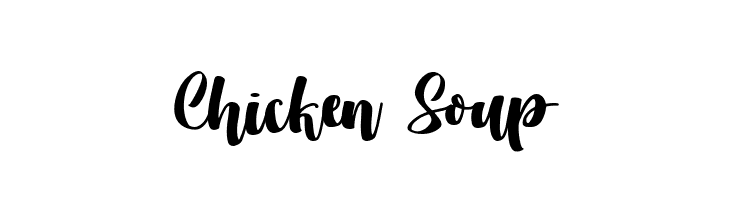 Chicken Soup  フリーフォントのダウンロード
