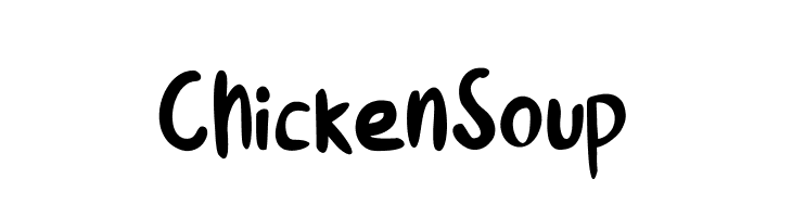 Chicken Soup  Frei Schriftart Herunterladen