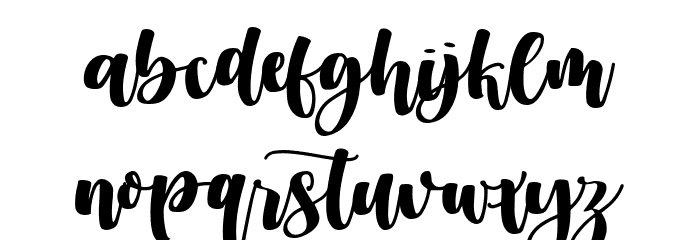 Chicken Soup Font LOWERCASE
