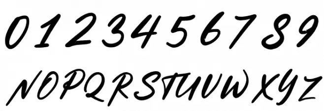 Chicken Font OTHER CHARS