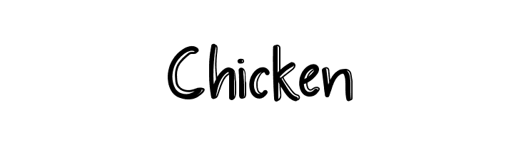 Chicken  baixar fontes gratis
