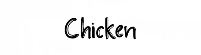 Chicken  تنزيل الخطوط