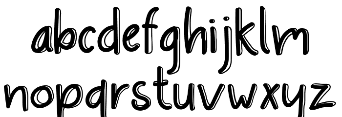 Chicken Font LOWERCASE