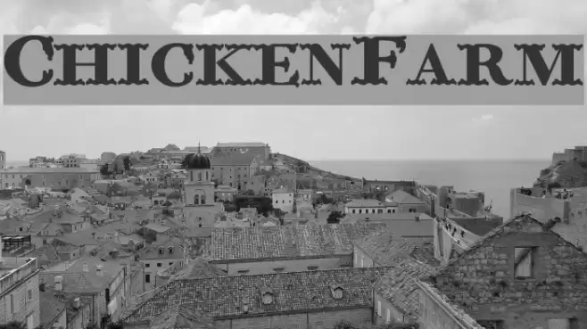 ChickenFarm Font examples