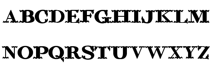 ChickenFarm Font LOWERCASE