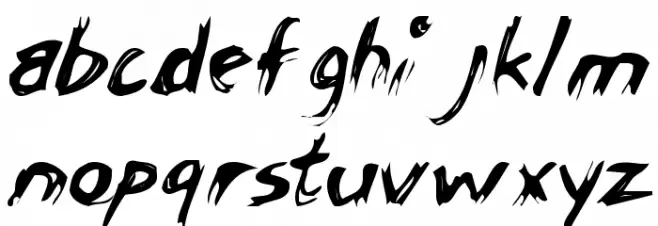 ChickenScratch AOE Caratteri MINUSCOLO