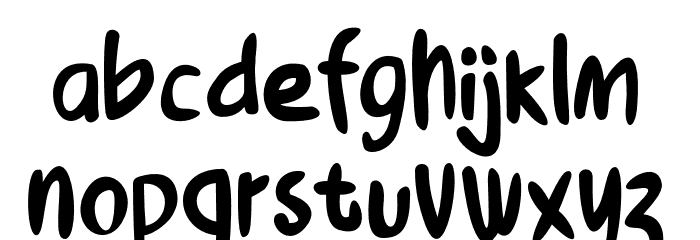 ChickenSoup Font LOWERCASE