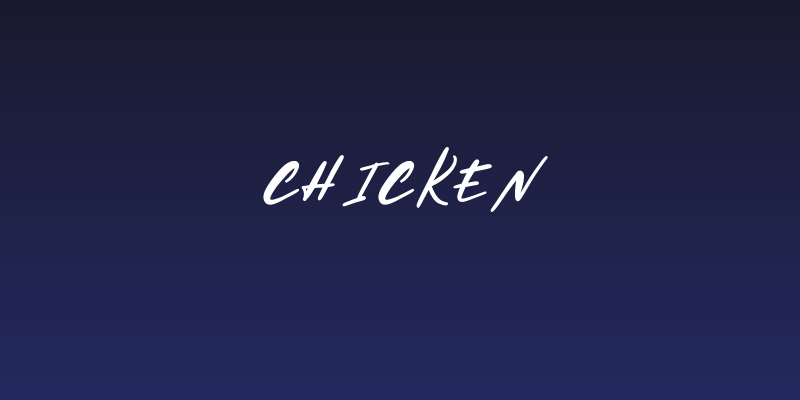 Chicken Social Header