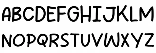 Chickenic Schriftart Groß