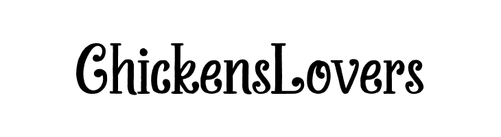 Chickens Lovers  font caratteri gratis