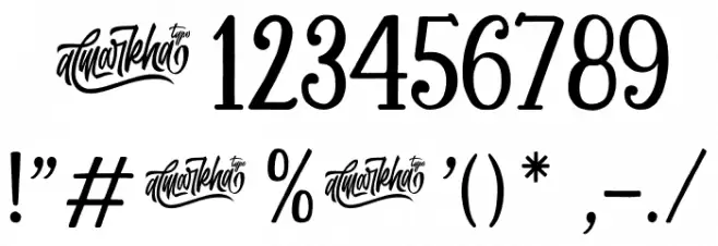 Chickens Lovers Font OTHER CHARS