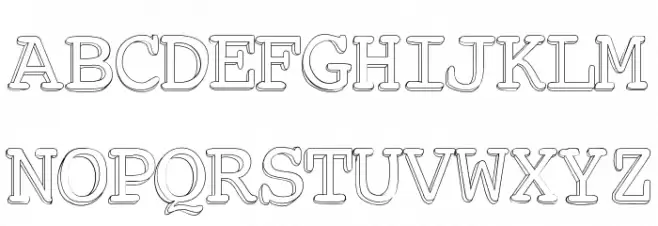 Chickfactor フォント 大文字