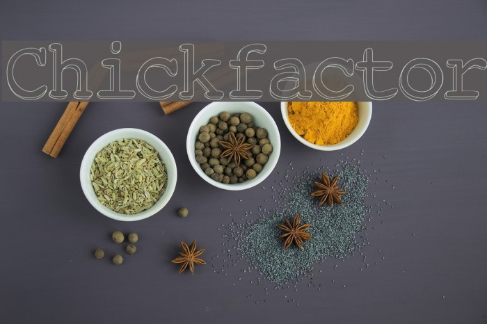 Chickfactor Font examples