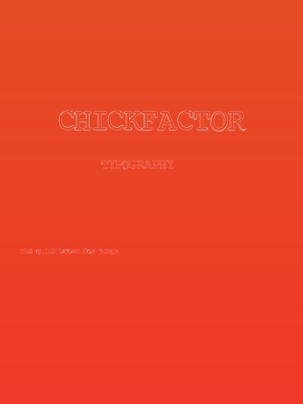 Chickfactor Poster
