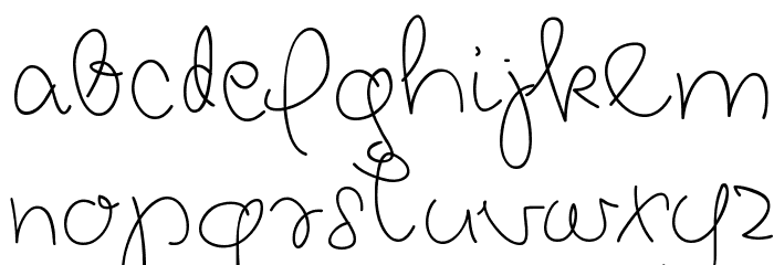 Chickpeas Demo Font LOWERCASE