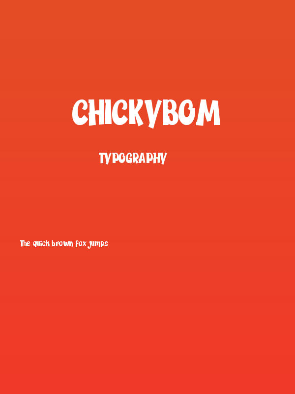 Chickybom Poster
