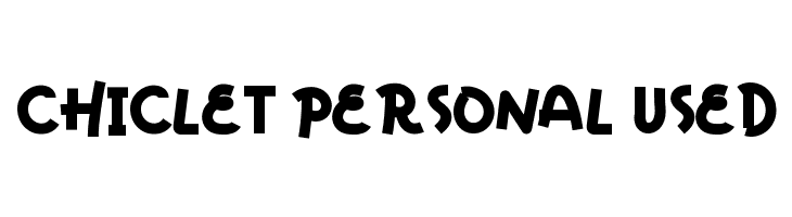 Chiclet Personal Used 