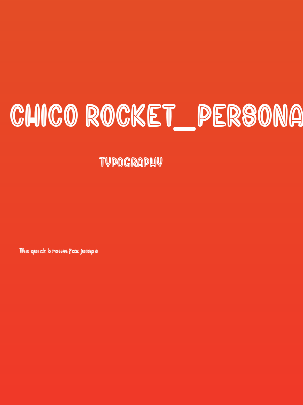 Chico Rocket_PersonalUseOnly Poster